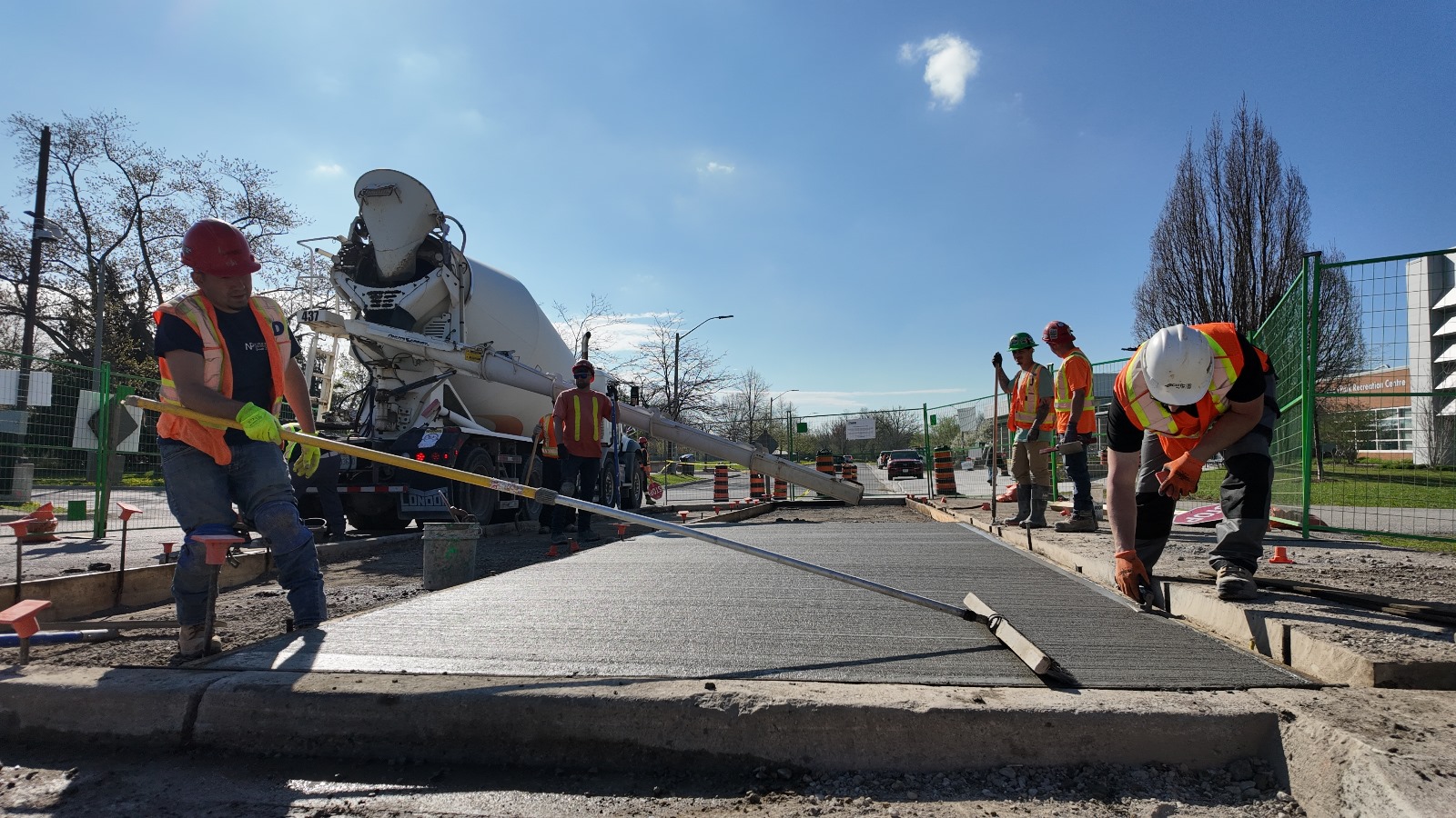 Past concrete Paving Project 1.1